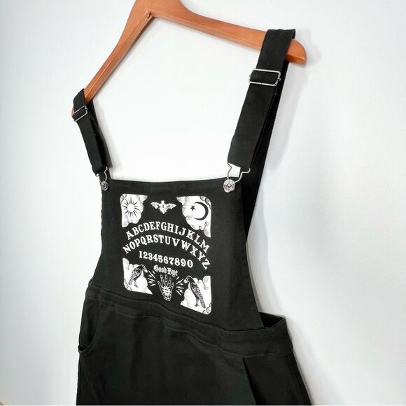 Hot Topic Spirit Ouija Board Skirtall Overall Jumper Dress XL EUC - Picture 4 of 13